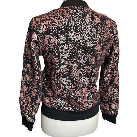 True Religion ALL OVER ROSE Jacket Size Large TR839JK15 - Picture 5 of 10